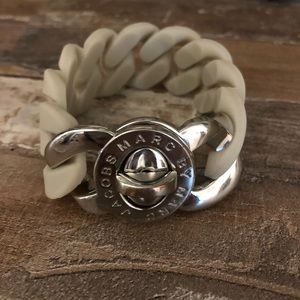 MARC by Marc Jacobs Grey Turnlock Bracelet